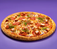 Пицца острая с халапеньо