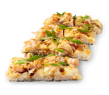 Ролл запеченный Суши-пицца с лососем