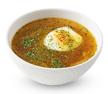 Бульон куриный с лапшой