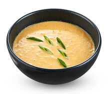 Крем-суп из лосося