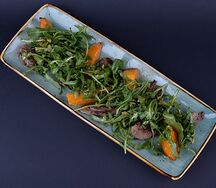 Салат с кониной и тыквой