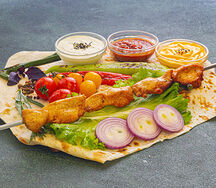 Куриный шашлык в лаваше (ики-бир)