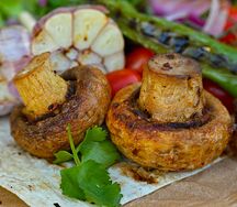 Шампиньоны на углях