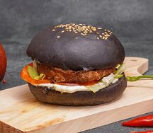 Гамбургер с говяжьей котлетой