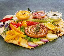 Баварская колбаса на углях Улитка