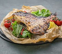 Камбала на углях