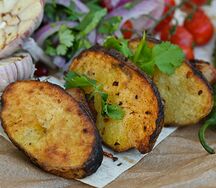 Картошка на углях с фирменным маринадом