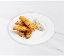 Рыбные палочки с дзадзики