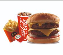 Комбо Биг лав бургер 