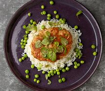 Котлета из сёмги с рисом
