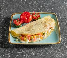 Омлет с овощами