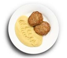 Котлеты с картофельным пюре