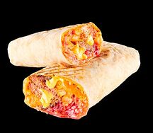 Шаурмиссия с говядиной и клюквенным соусом