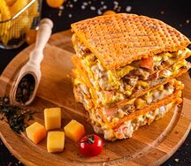 Сырная кесадилья с курицей