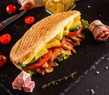 Гиро Карбонара с курицей