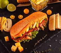 Сырный гиро с курицей
