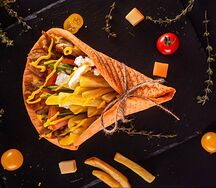 Сырная пита с курицей