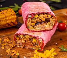 Кукурузная шаурма с курицей