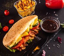 Барбекю-гиро с курицей