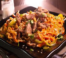 Удон с говядиной