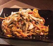 Удон с курицей