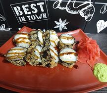 Горячий ролл с угрем