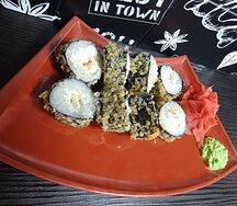 Горячий ролл с креветкой