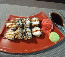 Запеченный ролл с угрем 8 шт