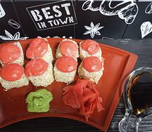 Запеченный ролл с креветкой 8 шт