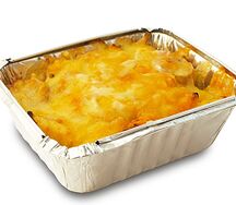 Запеченный картофель с пепперони
