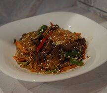 Лапша Фунчоза с говядиной