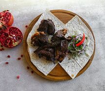 Шашлык из говяжьего сердца