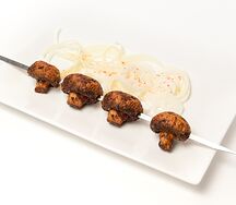 Шампиньоны шашлык