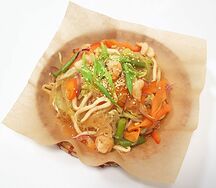 Мьен сао прозрачная лапша с курицей