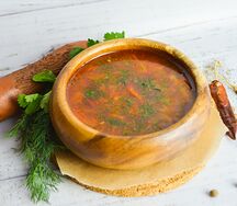 Борщ с мясом