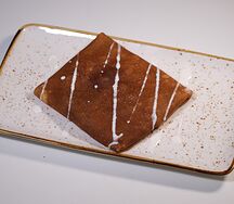 Блин с курицей, грибами и сыром