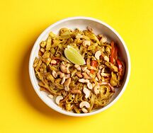 Лапша карри с курицей