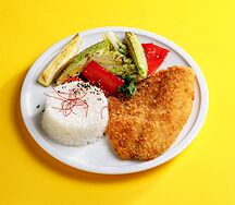Телапия с овощами 