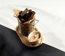 Бородинские гренки с чесноком