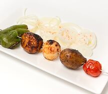 Овощной шашлык