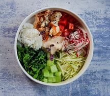 Поке с креветками