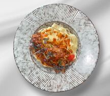 Паста с рваной говядиной