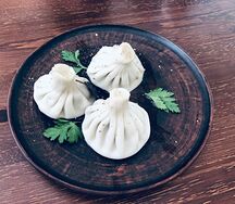 Хинкали с картофелем и грибами