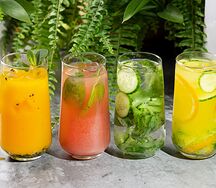 Домашний лимонад Манго-маракуйя