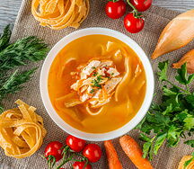 Куриная лапша