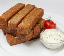 Гренки чесночные