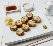 Темпура ролл с лососем