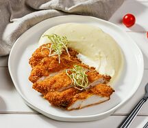 Шницель куриный с картофельным пюре