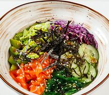 Поке с лососем 