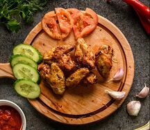 Шашлык из куриных крыльев